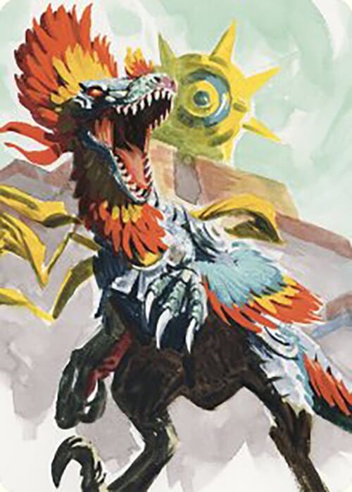 Pantlaza, Sun-Favored Art Card [The Lost Caverns of Ixalan Art Series] MTG Single Magic: The Gathering  | Multizone: Comics And Games
