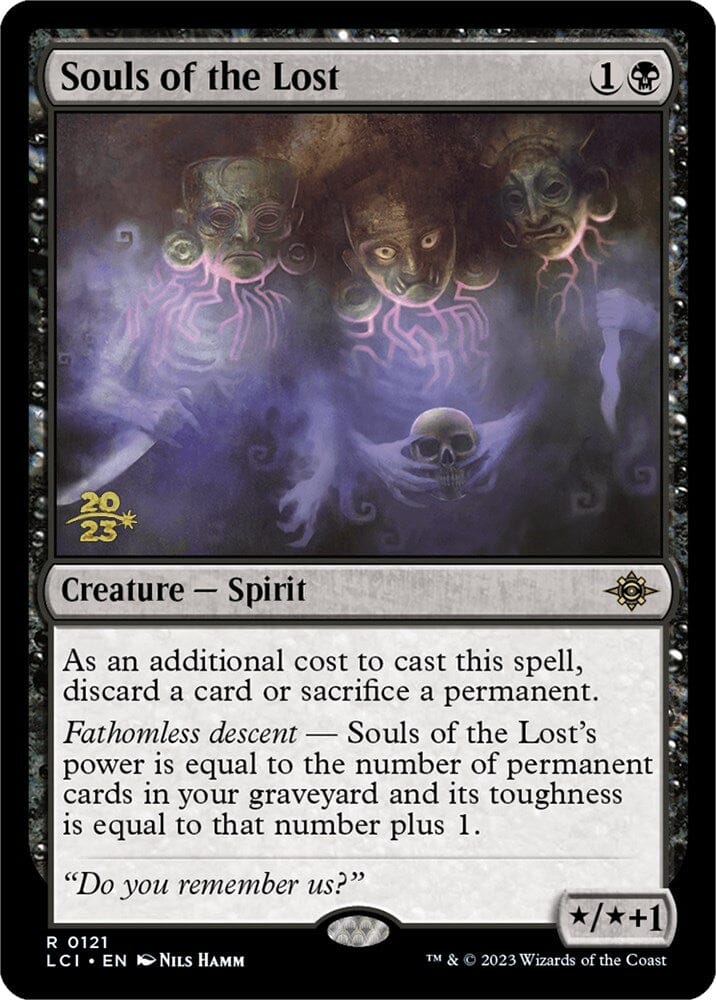 Souls of the Lost [The Lost Caverns of Ixalan Prerelease Cards] MTG Single Magic: The Gathering  | Multizone: Comics And Games