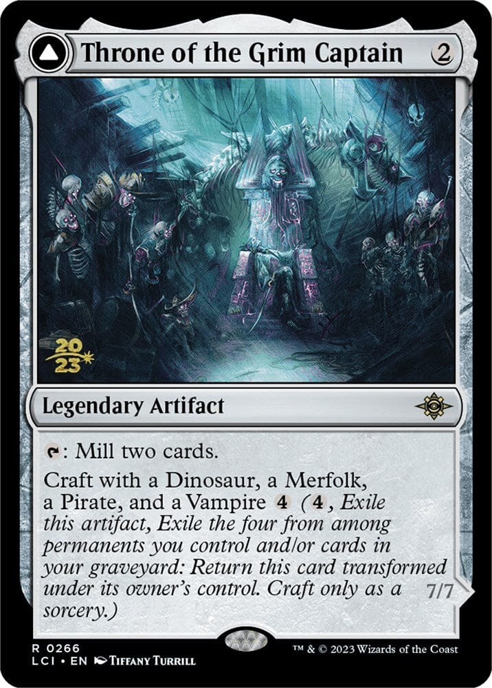 Throne of the Grim Captain // The Grim Captain [The Lost Caverns of Ixalan Prerelease Cards] MTG Single Magic: The Gathering  | Multizone: Comics And Games