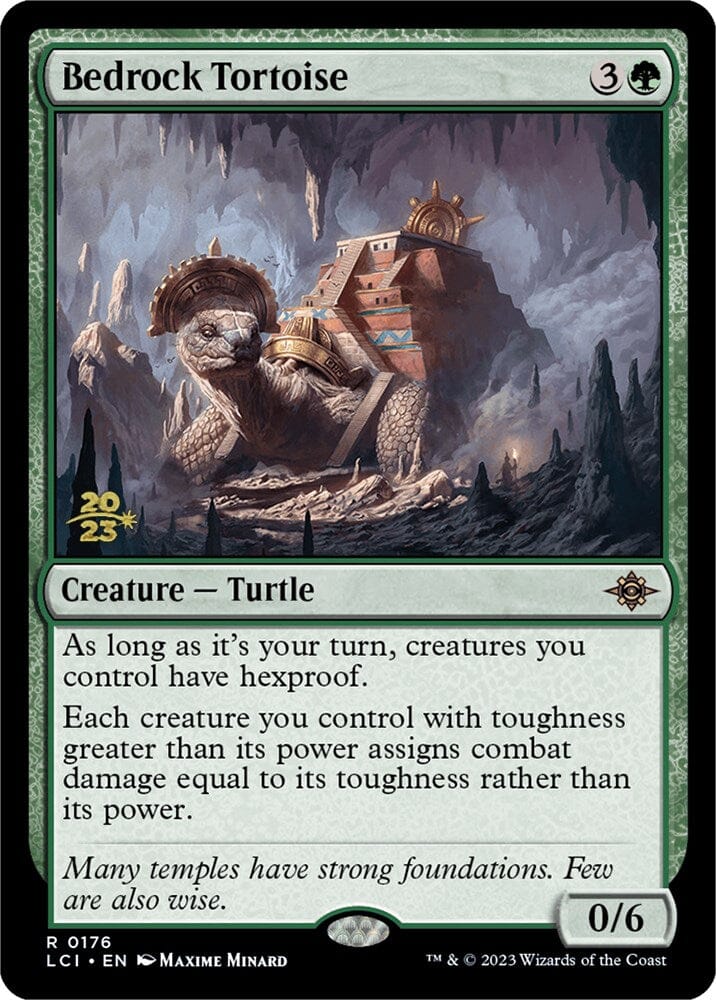 Bedrock Tortoise [The Lost Caverns of Ixalan Prerelease Cards] MTG Single Magic: The Gathering  | Multizone: Comics And Games