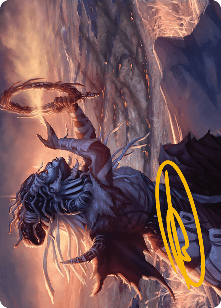 Witch Enchanter Art Card (Gold-Stamped Signature) [Modern Horizons 3 Art Series] MTG Single Magic: The Gathering  | Multizone: Comics And Games