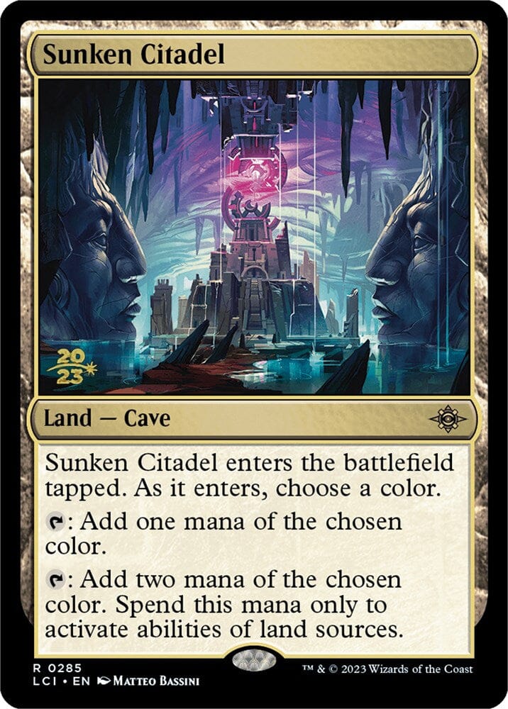 Sunken Citadel [The Lost Caverns of Ixalan Prerelease Cards] MTG Single Magic: The Gathering  | Multizone: Comics And Games