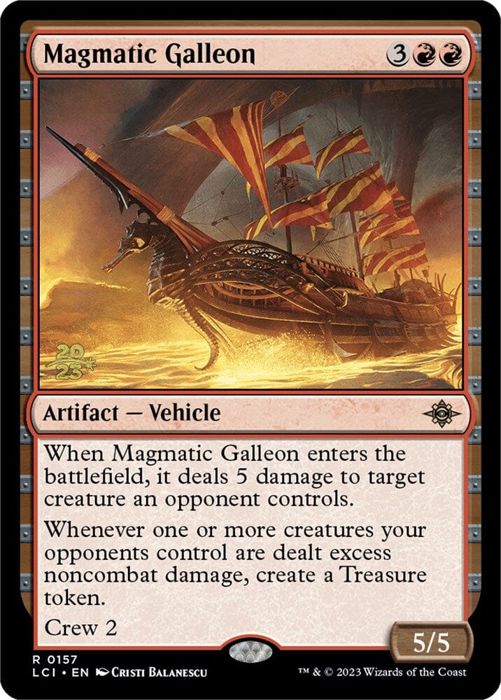 Magmatic Galleon [The Lost Caverns of Ixalan Prerelease Cards] MTG Single Magic: The Gathering  | Multizone: Comics And Games