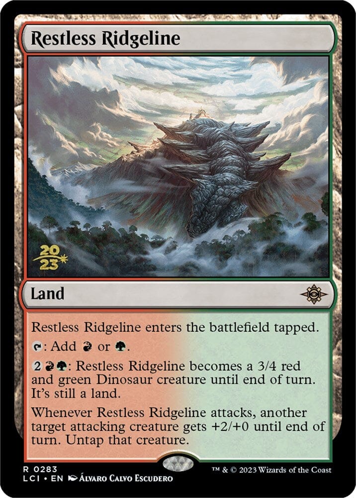 Restless Ridgeline [The Lost Caverns of Ixalan Prerelease Cards] MTG Single Magic: The Gathering  | Multizone: Comics And Games