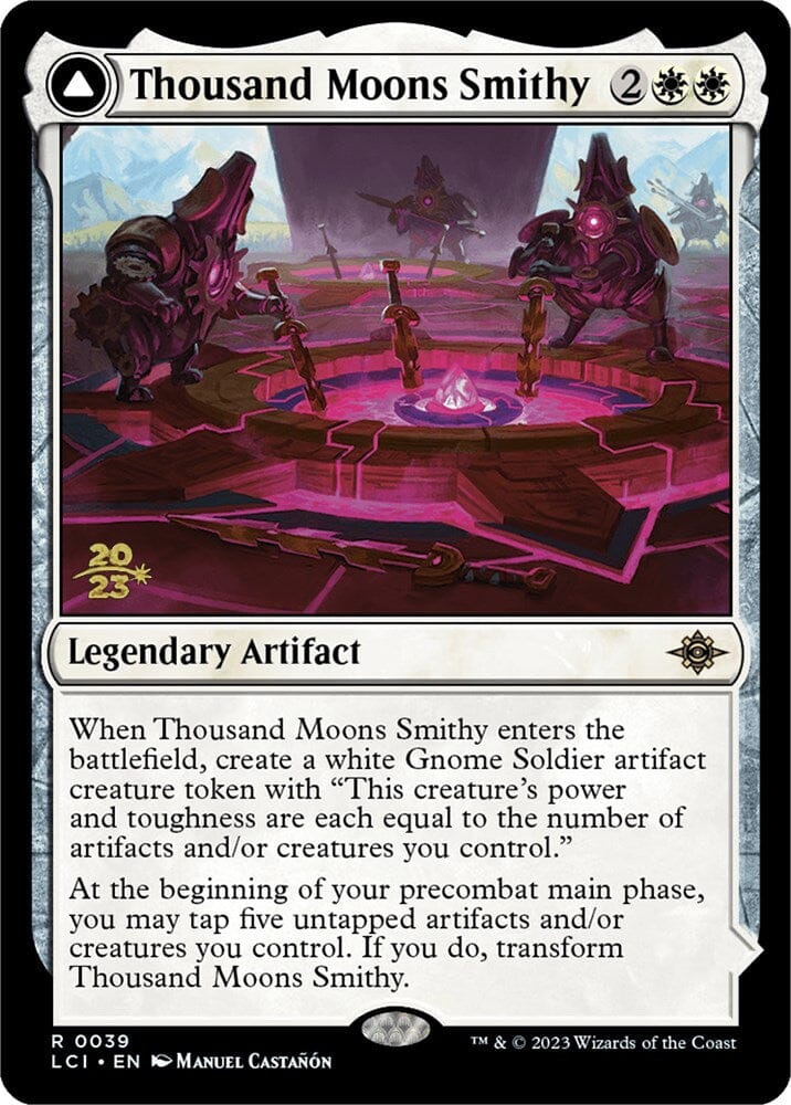 Thousand Moons Smithy // Barracks of the Thousand [The Lost Caverns of Ixalan Prerelease Cards] MTG Single Magic: The Gathering  | Multizone: Comics And Games