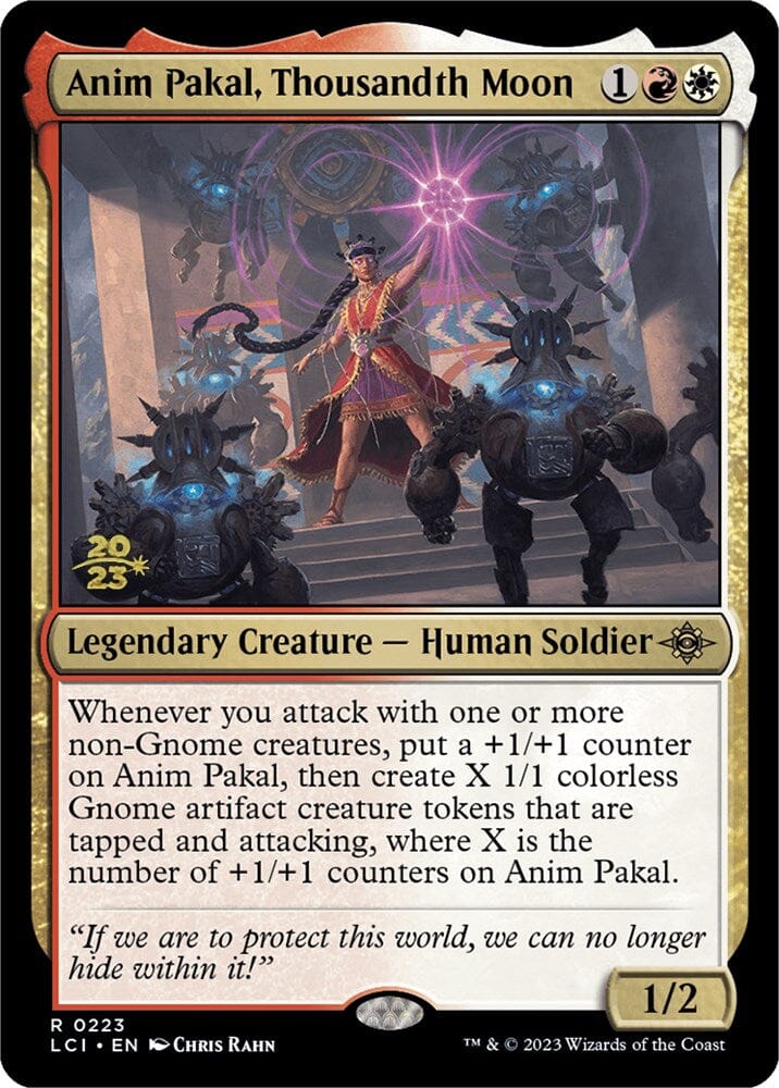 Anim Pakal, Thousandth Moon [The Lost Caverns of Ixalan Prerelease Cards] MTG Single Magic: The Gathering  | Multizone: Comics And Games
