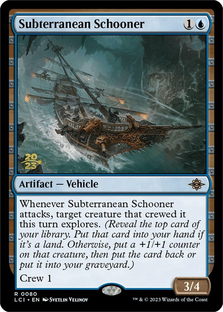 Subterranean Schooner [The Lost Caverns of Ixalan Prerelease Cards] MTG Single Magic: The Gathering  | Multizone: Comics And Games