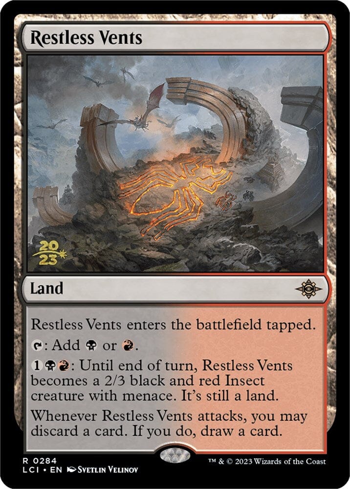 Restless Vents [The Lost Caverns of Ixalan Prerelease Cards] MTG Single Magic: The Gathering  | Multizone: Comics And Games
