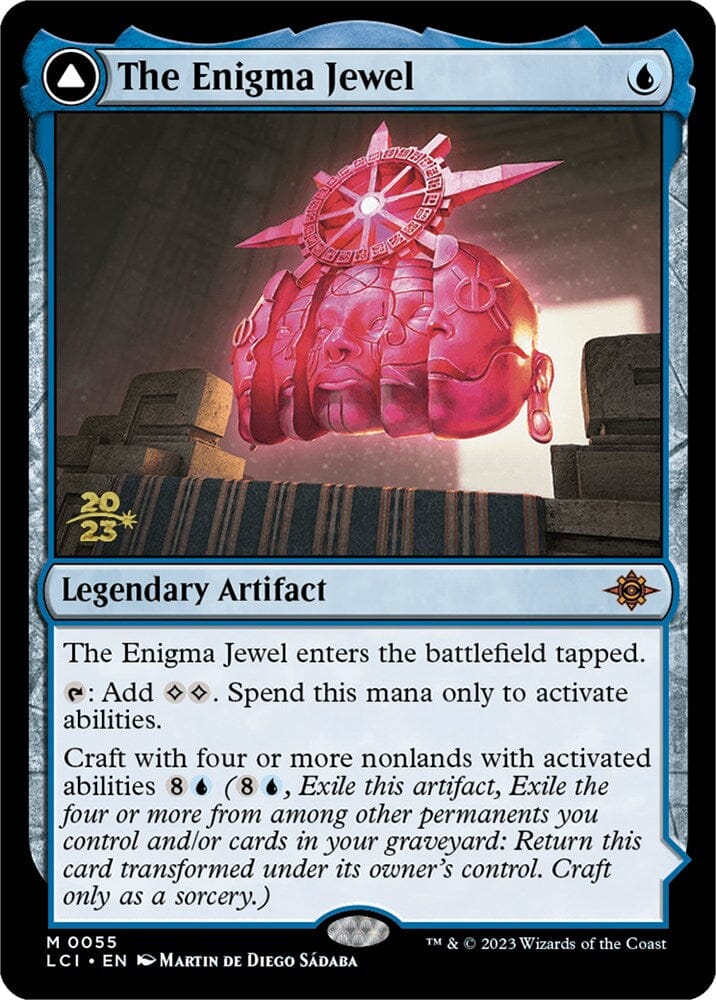 The Enigma Jewel // Locus of Enlightenment [The Lost Caverns of Ixalan Prerelease Cards] MTG Single Magic: The Gathering  | Multizone: Comics And Games