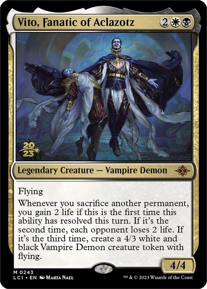 Vito, Fanatic of Aclazotz [The Lost Caverns of Ixalan Prerelease Cards] MTG Single Magic: The Gathering  | Multizone: Comics And Games