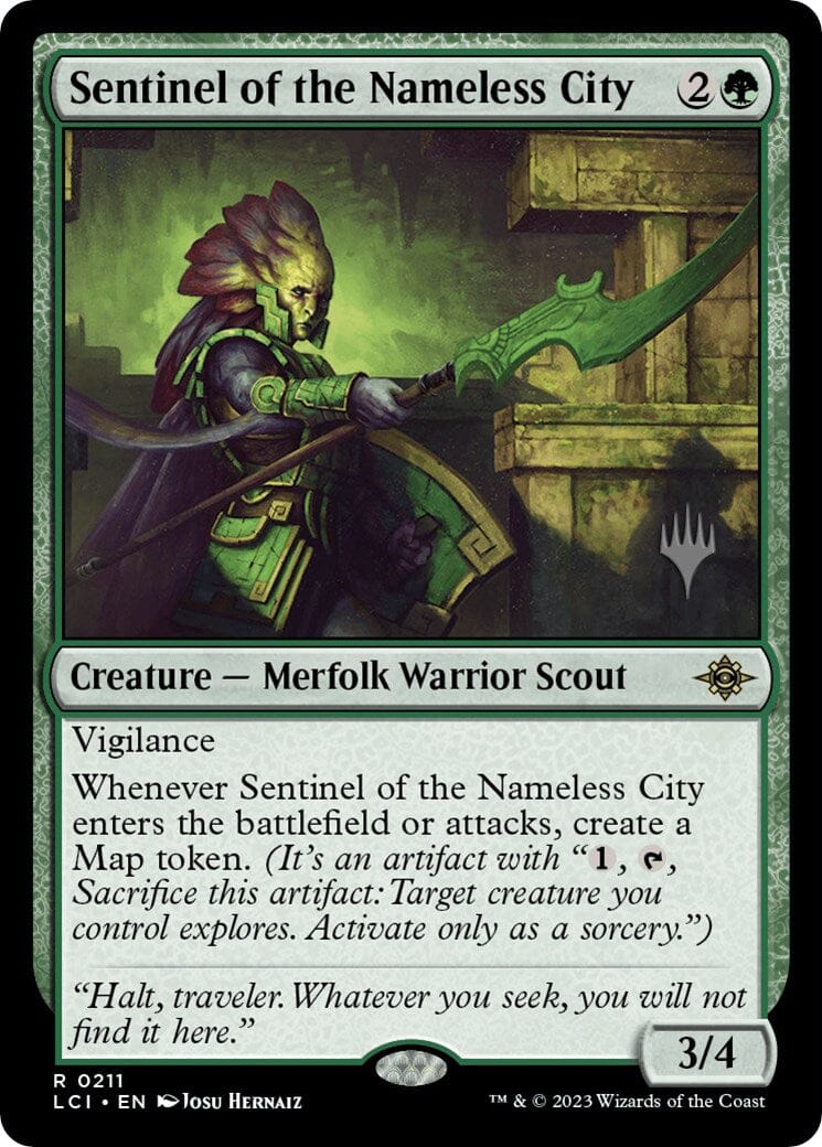 Sentinel of the Nameless City (Promo Pack) [The Lost Caverns of Ixalan Promos] MTG Single Magic: The Gathering  | Multizone: Comics And Games