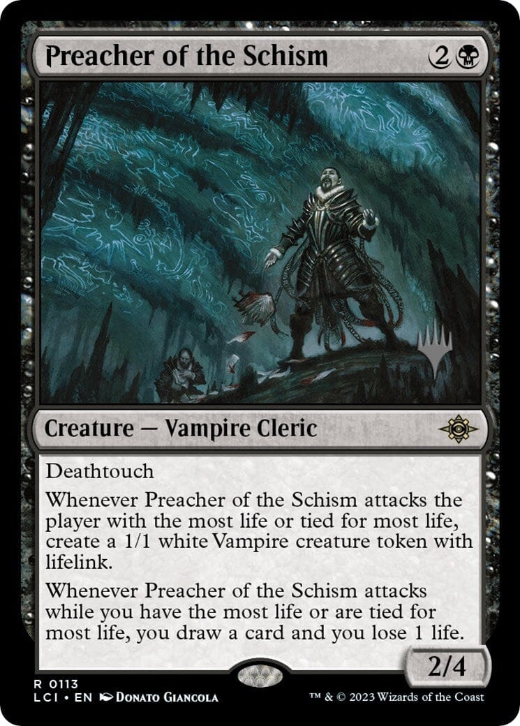 Preacher of the Schism (Promo Pack) [The Lost Caverns of Ixalan Promos] MTG Single Magic: The Gathering  | Multizone: Comics And Games