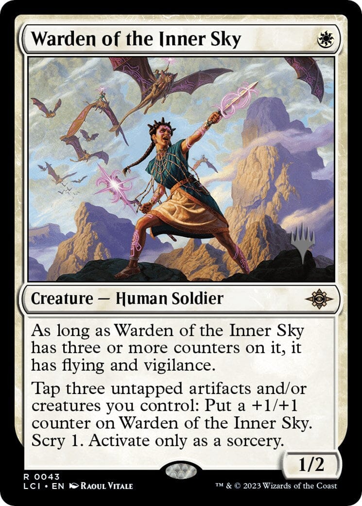 Warden of the Inner Sky (Promo Pack) [The Lost Caverns of Ixalan Promos] MTG Single Magic: The Gathering  | Multizone: Comics And Games