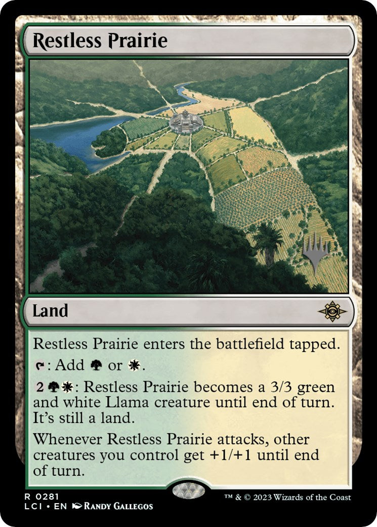 Restless Prairie (Promo Pack) [The Lost Caverns of Ixalan Promos] MTG Single Magic: The Gathering  | Multizone: Comics And Games