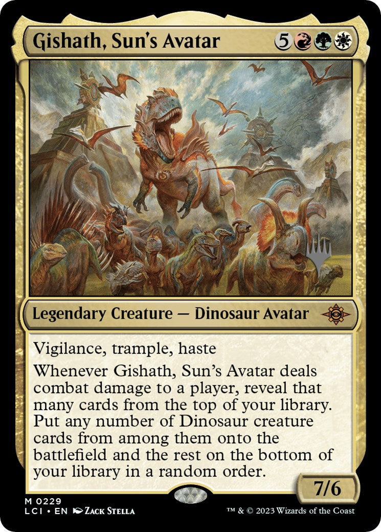 Gishath, Sun's Avatar (Promo Pack) [The Lost Caverns of Ixalan Promos] MTG Single Magic: The Gathering  | Multizone: Comics And Games