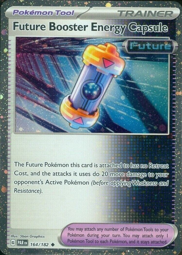 Future Booster Energy Capsule (164/182) (Cosmos Holo) [Scarlet & Violet: Paradox Rift] Pokemon Single Pokémon  | Multizone: Comics And Games