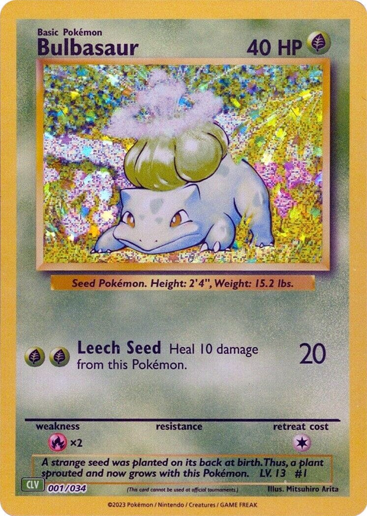 Bulbasaur [Trading Card Game Classic] Pokemon Single Pokémon  | Multizone: Comics And Games