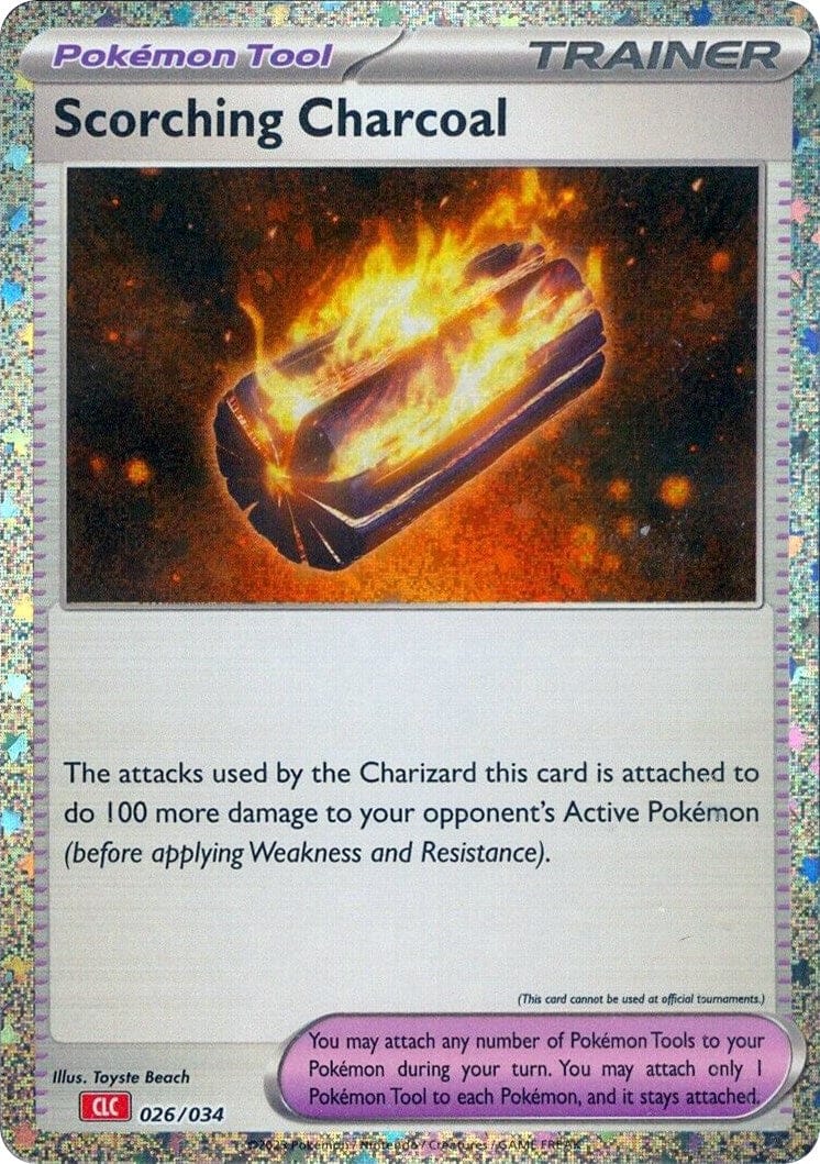 Scorching Charcoal [Trading Card Game Classic] Pokemon Single Pokémon  | Multizone: Comics And Games