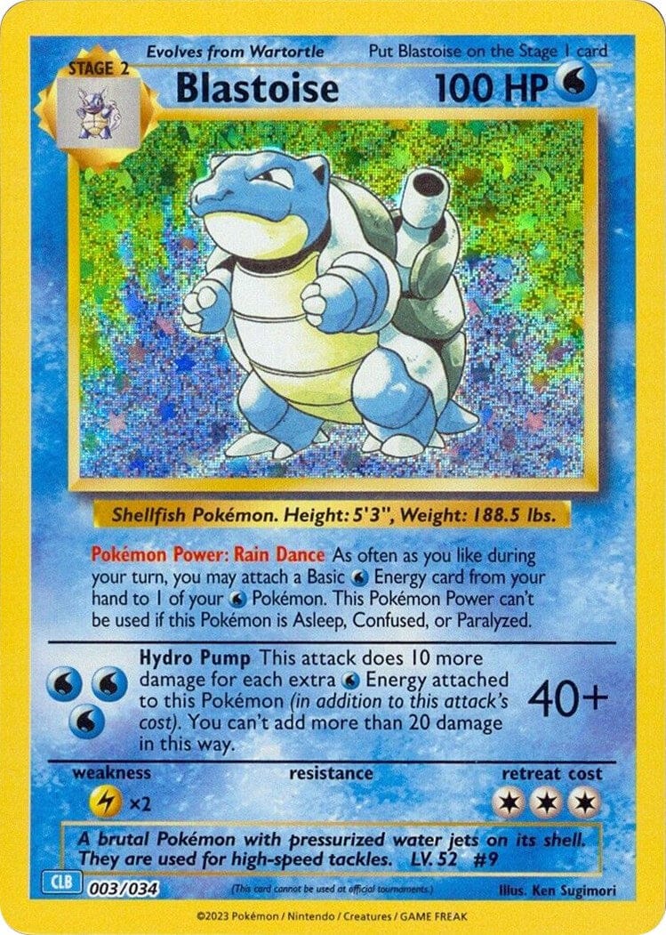 Blastoise [Trading Card Game Classic] Pokemon Single Pokémon  | Multizone: Comics And Games