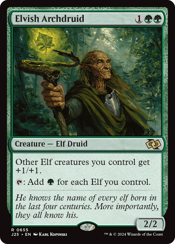 Elvish Archdruid [Foundations Jumpstart] MTG Single Magic: The Gathering  | Multizone: Comics And Games