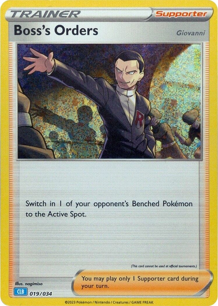 Boss's Orders (CLB) [Trading Card Game Classic] Pokemon Single Pokémon  | Multizone: Comics And Games