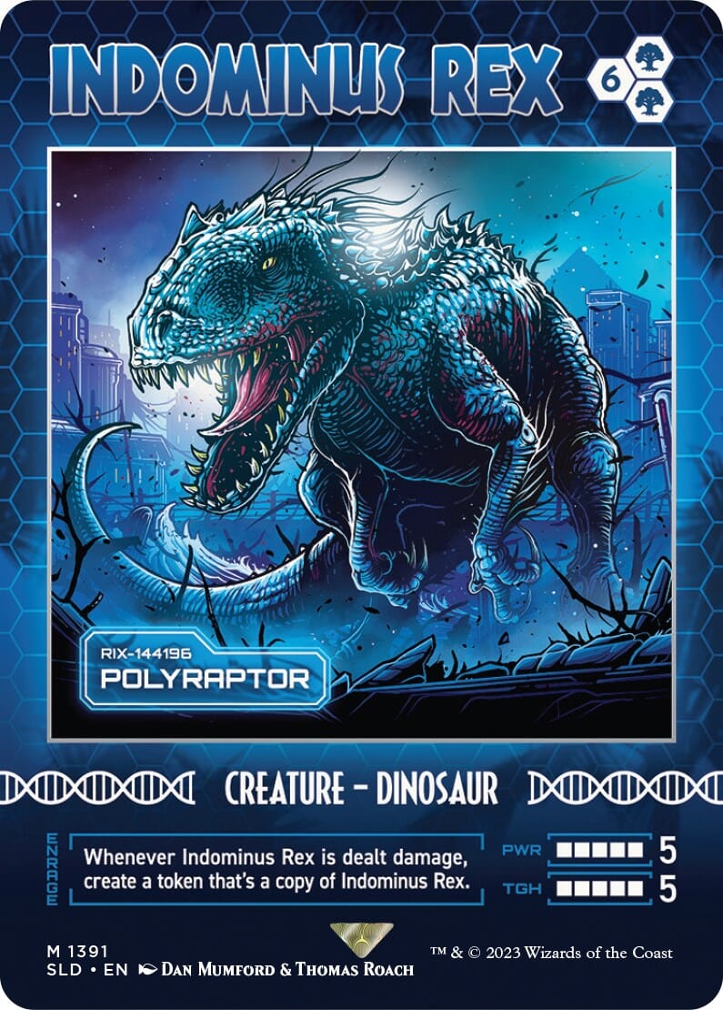 Indominus Rex - Polyraptor [Secret Lair Drop Series] MTG Single Magic: The Gathering  | Multizone: Comics And Games