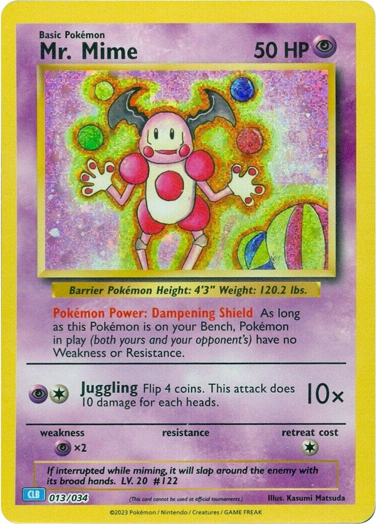 Mr. Mime [Trading Card Game Classic] Pokemon Single Pokémon  | Multizone: Comics And Games