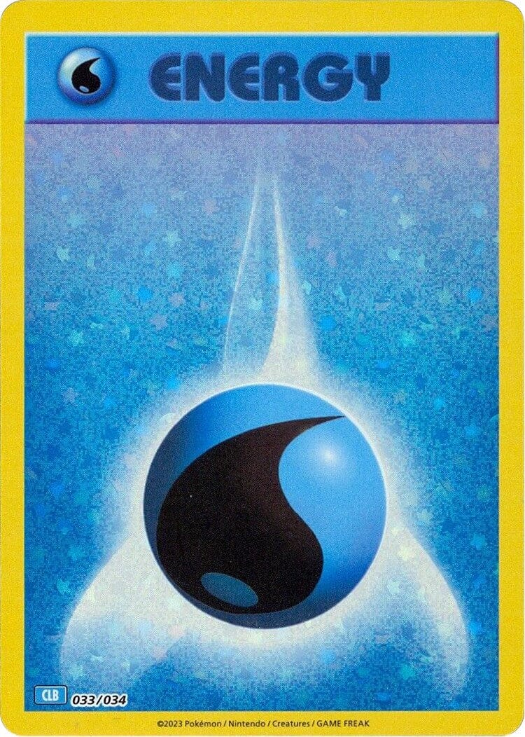 Basic Water Energy [Trading Card Game Classic] Pokemon Single Pokémon  | Multizone: Comics And Games