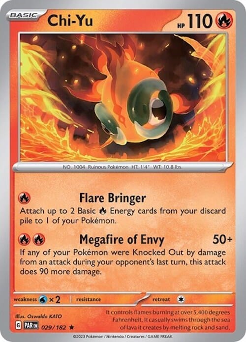 Chi-Yu (029/182) (Build & Battle Box) [Scarlet & Violet: Paradox Rift] Pokemon Single Pokémon  | Multizone: Comics And Games