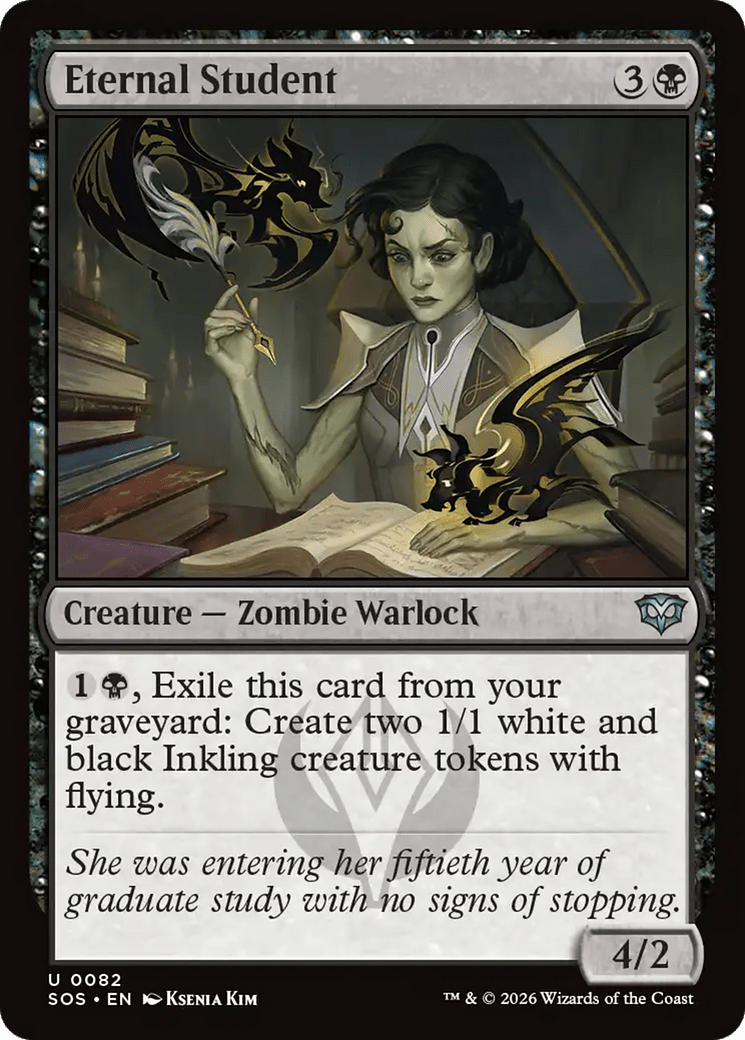 Eternal Student [Secrets of Strixhaven] MTG Single Magic: The Gathering  | Multizone: Comics And Games