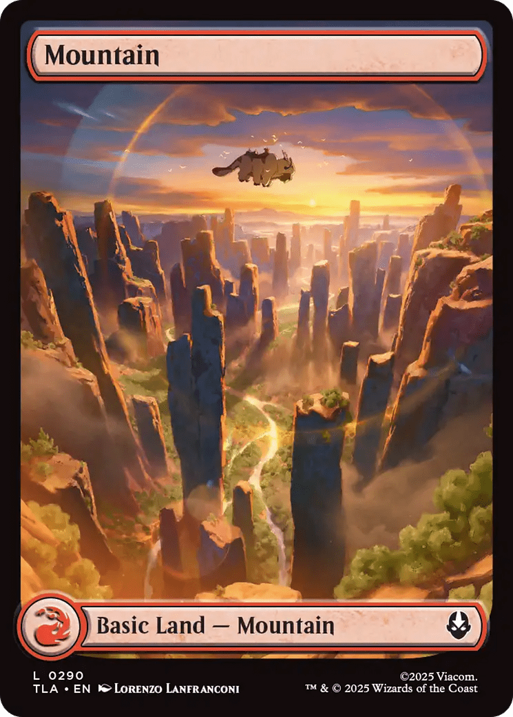 Mountain (0290) [Avatar: The Last Airbender] MTG Single Magic: The Gathering  | Multizone: Comics And Games