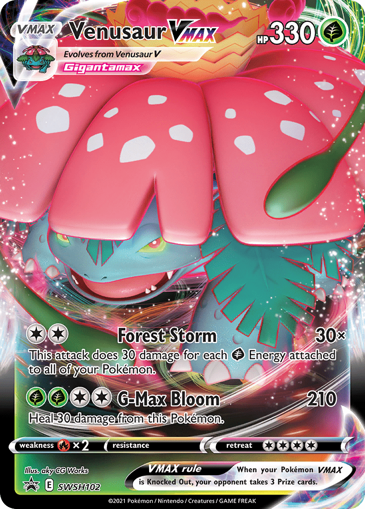 Venusaur VMAX (SWSH102) [Sword & Shield: Black Star Promos] Pokemon Single Pokémon  | Multizone: Comics And Games