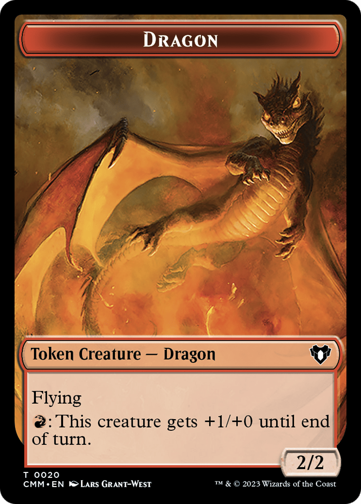 Dragon Token (20) [Commander Masters Tokens] MTG Single Magic: The Gathering  | Multizone: Comics And Games