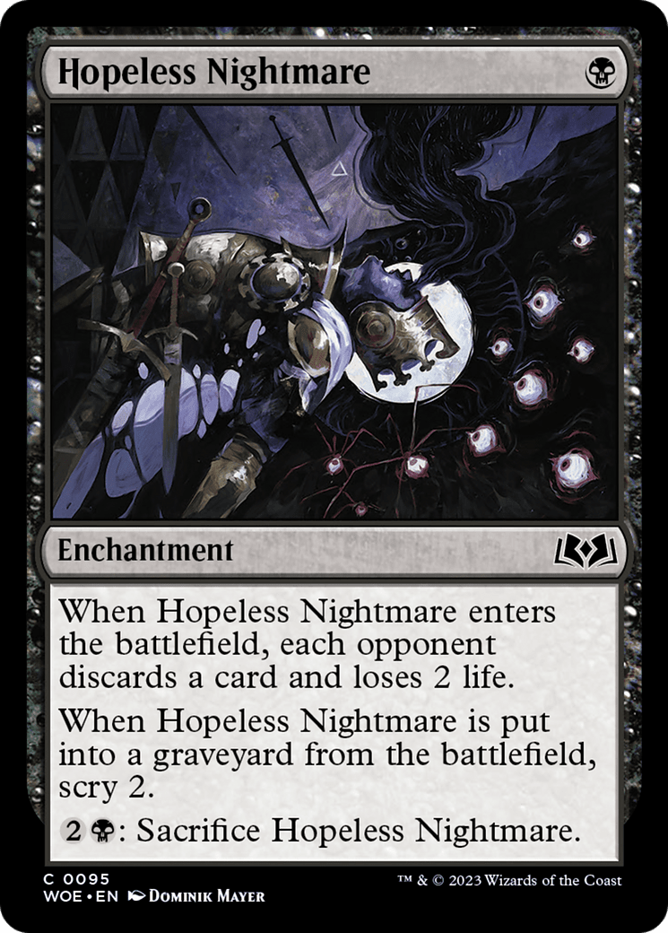 Hopeless Nightmare [Wilds of Eldraine] MTG Single Magic: The Gathering  | Multizone: Comics And Games