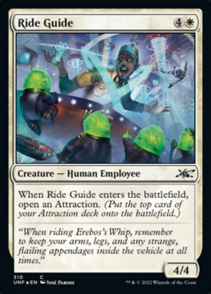 Ride Guide (Galaxy Foil) [Unfinity] MTG Single Magic: The Gathering  | Multizone: Comics And Games
