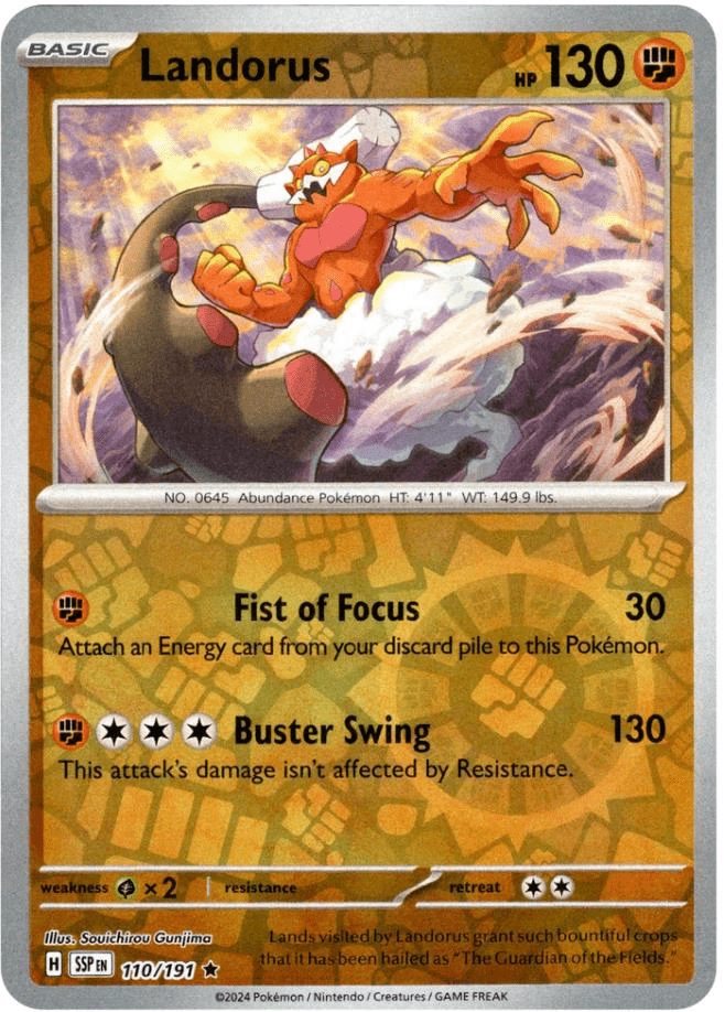 Landorus (110/191) [Scarlet & Violet: Surging Sparks] Pokemon Single Pokémon  | Multizone: Comics And Games