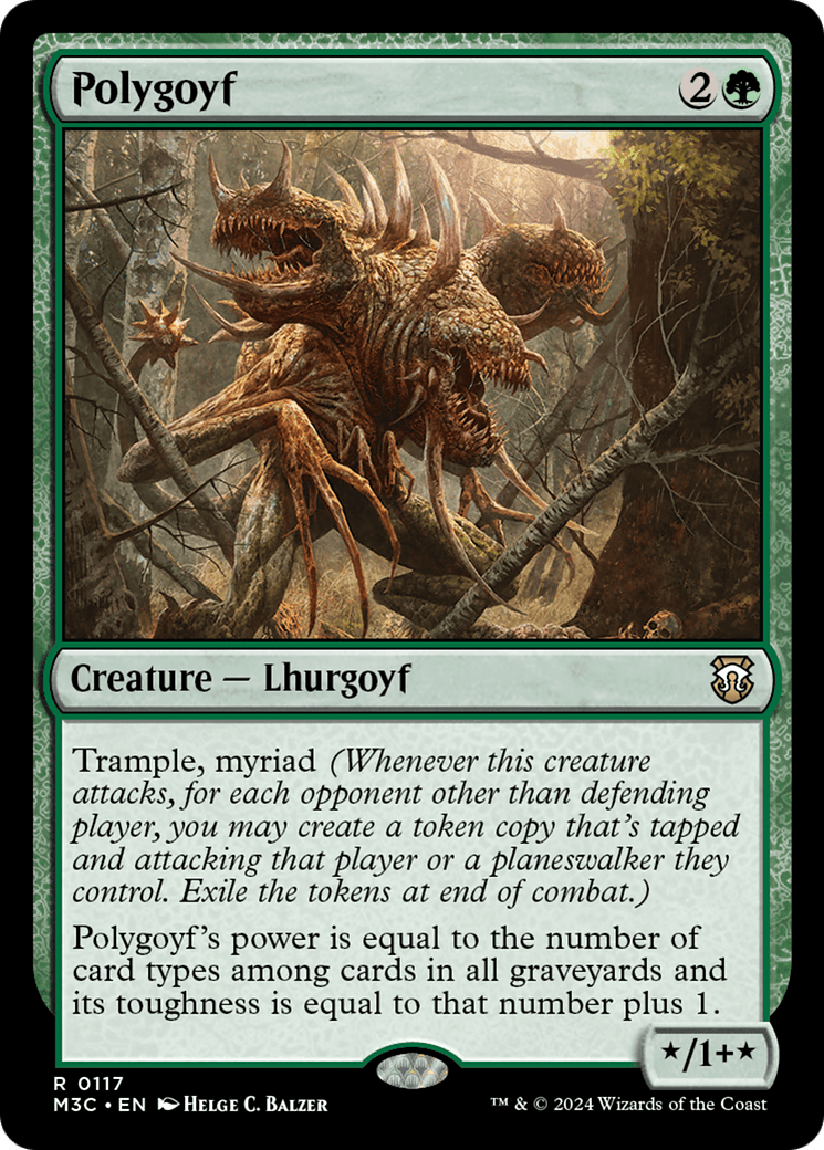 Polygoyf [Modern Horizons 3 Commander] MTG Single Magic: The Gathering  | Multizone: Comics And Games