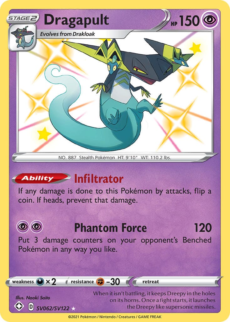 Dragapult (SV062/SV122) [Sword & Shield: Shining Fates] Pokemon Single Pokémon  | Multizone: Comics And Games