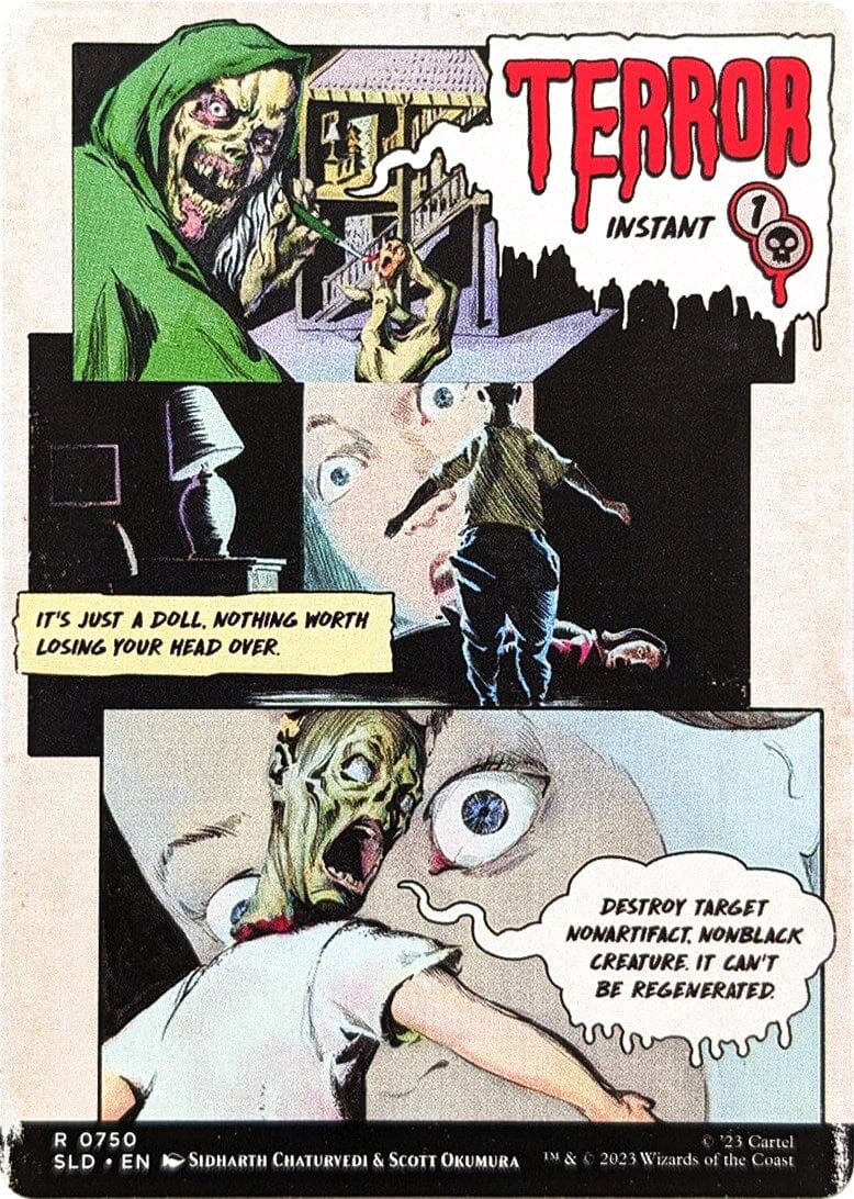 Terror [Secret Lair Drop Series] MTG Single Magic: The Gathering  | Multizone: Comics And Games