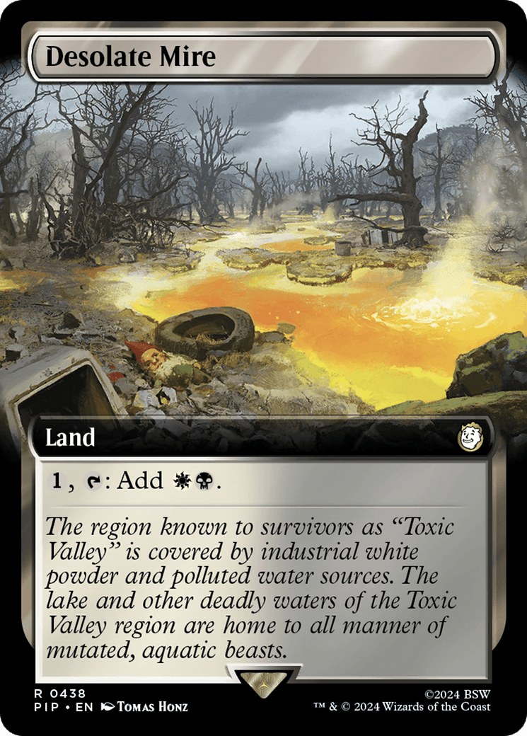 Desolate Mire (Extended Art) [Fallout] MTG Single Magic: The Gathering  | Multizone: Comics And Games