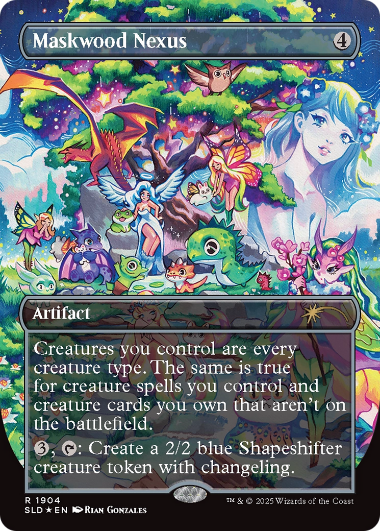 Maskwood Nexus (Double Rainbow Foil) [Secret Lair Drop Series] MTG Single Magic: The Gathering  | Multizone: Comics And Games