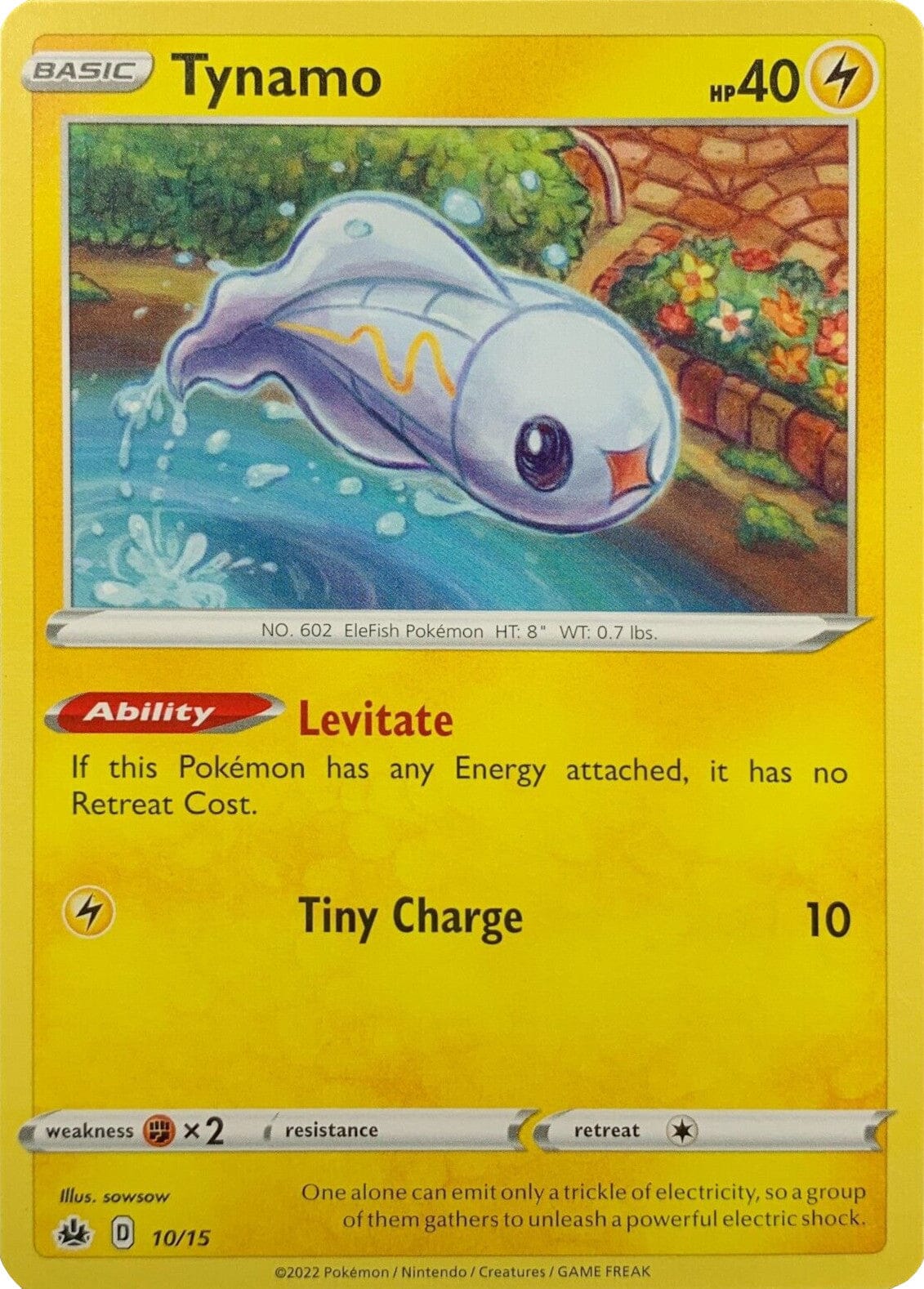 Tynamo (10/15) [McDonald's Promos: Match Battle] Pokemon Single Pokémon  | Multizone: Comics And Games