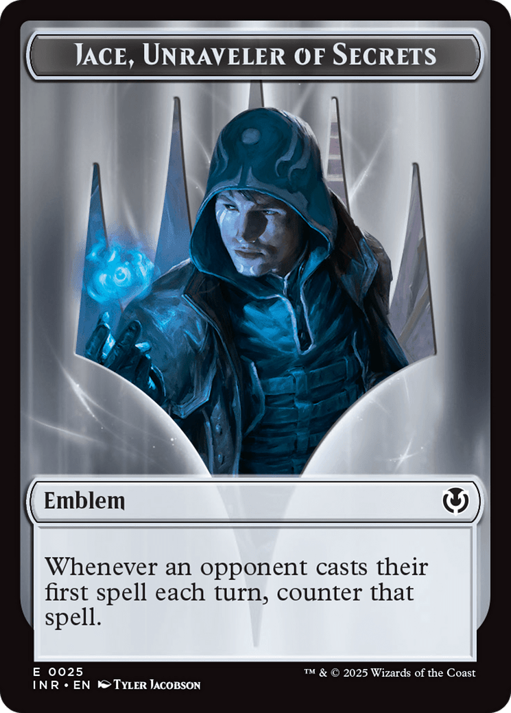 Human Wizard // Emblem - Jace, Unraveler of Secrets Double-Sided Token [Innistrad Remastered Tokens] MTG Single Magic: The Gathering  | Multizone: Comics And Games
