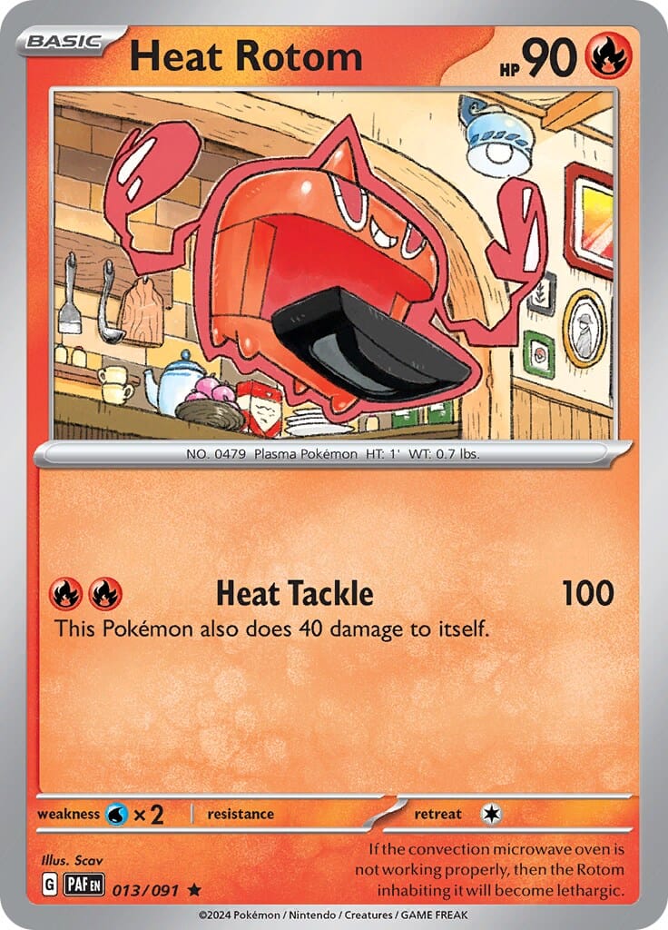 Heat Rotom (013/091) [Scarlet & Violet: Paldean Fates] Pokemon Single Pokémon  | Multizone: Comics And Games