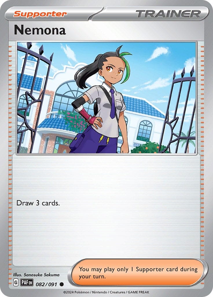Nemona (082/091) [Scarlet & Violet: Paldean Fates] Pokemon Single Pokémon  | Multizone: Comics And Games