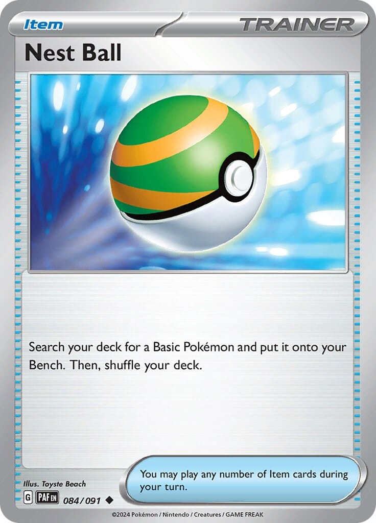 Nest Ball (084/091) [Scarlet & Violet: Paldean Fates] Pokemon Single Pokémon  | Multizone: Comics And Games