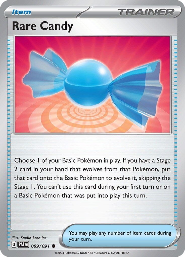 Rare Candy (089/091) [Scarlet & Violet: Paldean Fates] Pokemon Single Pokémon  | Multizone: Comics And Games