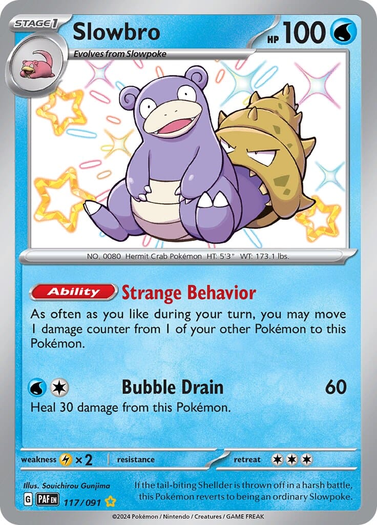 Slowbro (117/091) [Scarlet & Violet: Paldean Fates] Pokemon Single Pokémon  | Multizone: Comics And Games