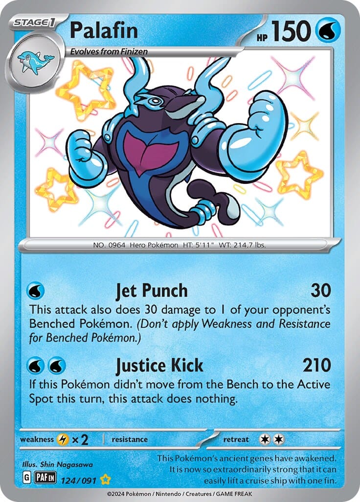 Palafin (124/091) [Scarlet & Violet: Paldean Fates] Pokemon Single Pokémon  | Multizone: Comics And Games