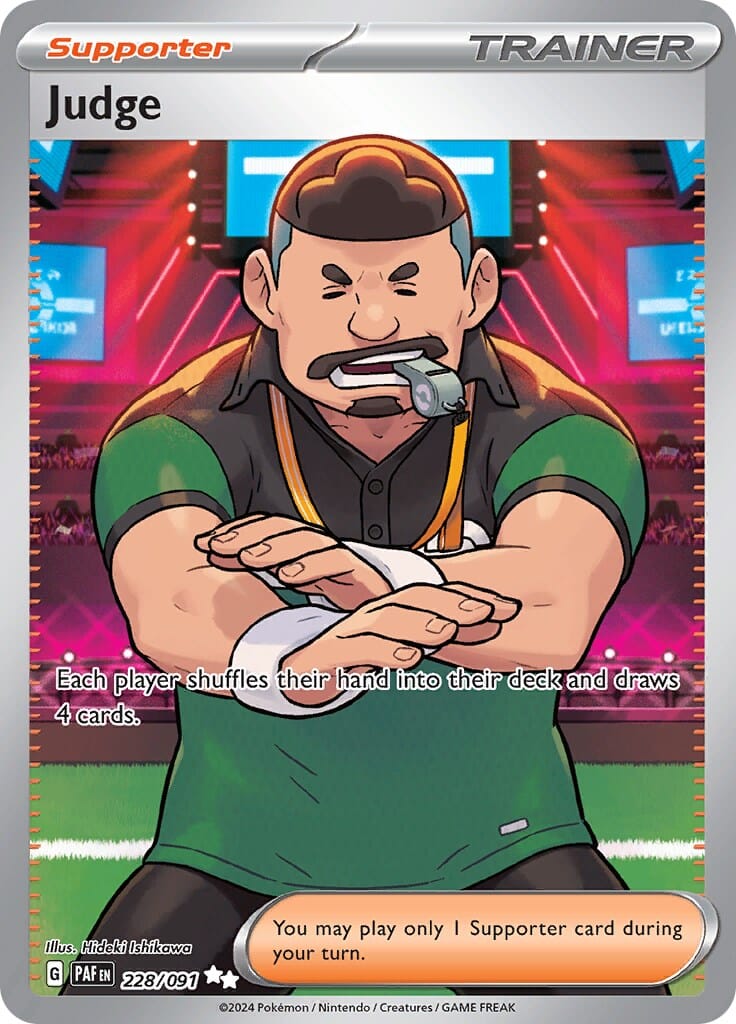 Judge (228/091) [Scarlet & Violet: Paldean Fates] Pokemon Single Pokémon  | Multizone: Comics And Games